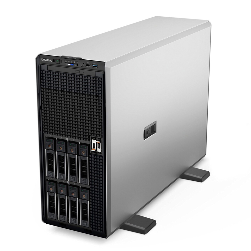 Powerful Expandable T550 Tower Server with H345 RAID Controller and 3rd Gen Intel Xeon